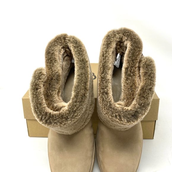 UGG Classic Berge Mini AMPHORA Women Boots Brown - Picture 5 of 9